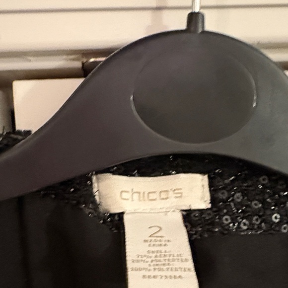 Chico's Black Textured Blazer - Picture 2 of 10